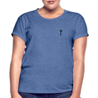 Cross Women’s Oversize T-Shirt - heather denim