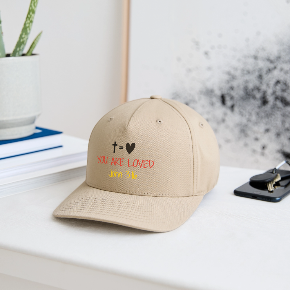 You are loved  Flexfit Cap - khaki