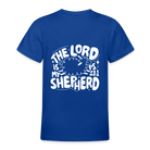 My Shepherd Kids' T-Shirt - back print - royal blue