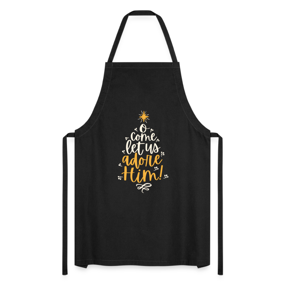 Christmas Cooking Apron - black