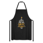 Christmas Cooking Apron - black