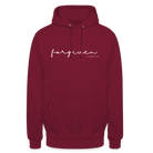 Forgiven Unisex Hoodie - bordeaux