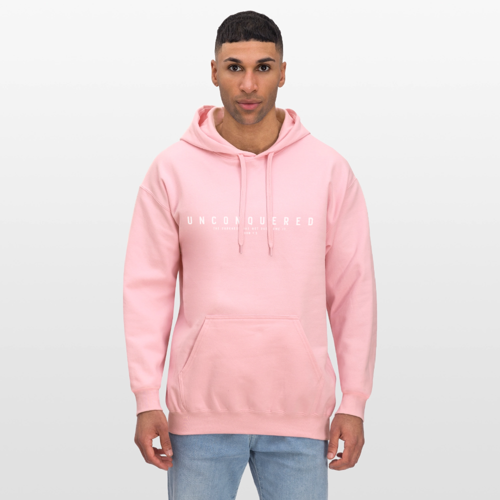 Unconquered Unisex Softstyle® Midweight Hoodie - light pink