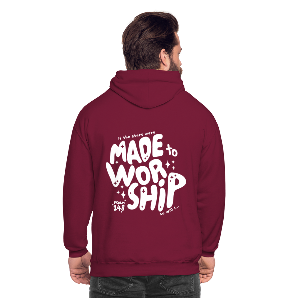 Made to Worship Unisex Hoodie - bordeaux