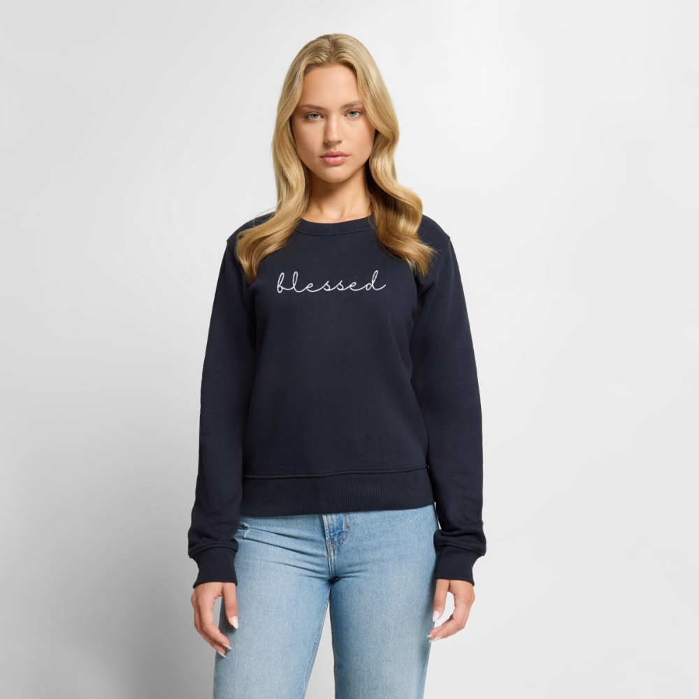 Blessed Women’s Premium Sweatshirt - navy