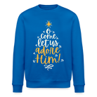 Christmas Unisex Organic Sweatshirt - royal blue