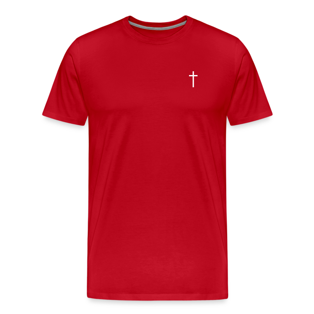 Cross Men’s Premium T-Shirt - red