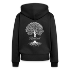 Rooted Women’s Zip Hooded Jacket - black