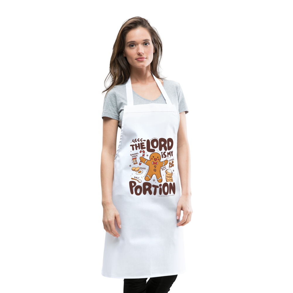 Christmas Cooking Apron - white