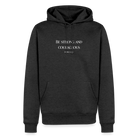 STRONG & COURAGEOUS Men’s Premium Hoodie - heather anthracite
