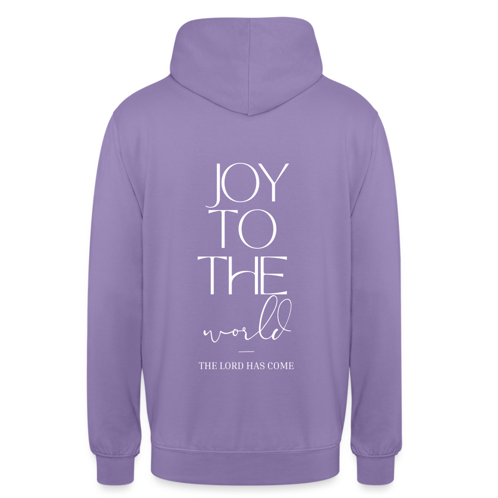 Joy to the world Unisex Hoodie - lavender