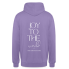 Joy to the world Unisex Hoodie - lavender