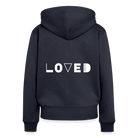 Loved Women’s Hooded Jacket (zipped) - navy