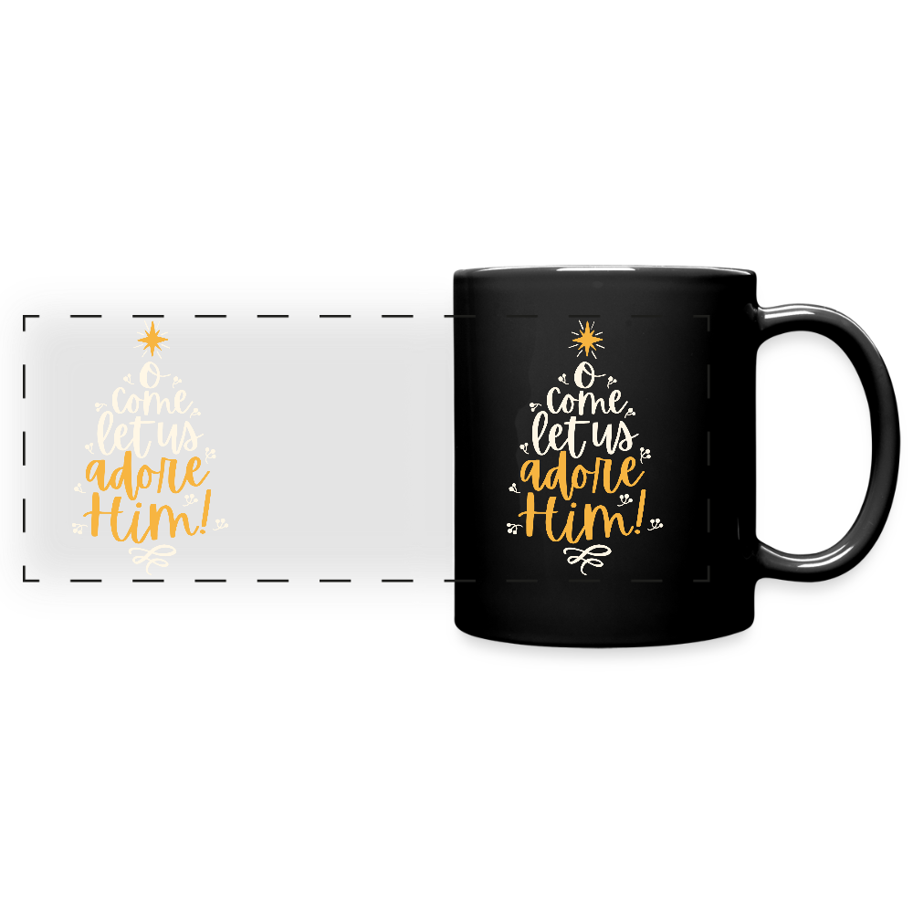 Christmas Panoramic Mug - black