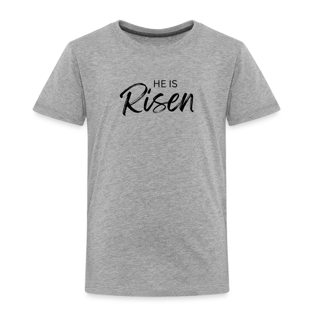 He is Risen Kids' Premium T-Shirt - heather grey