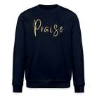 Praise Unisex Organic Sweatshirt - navy