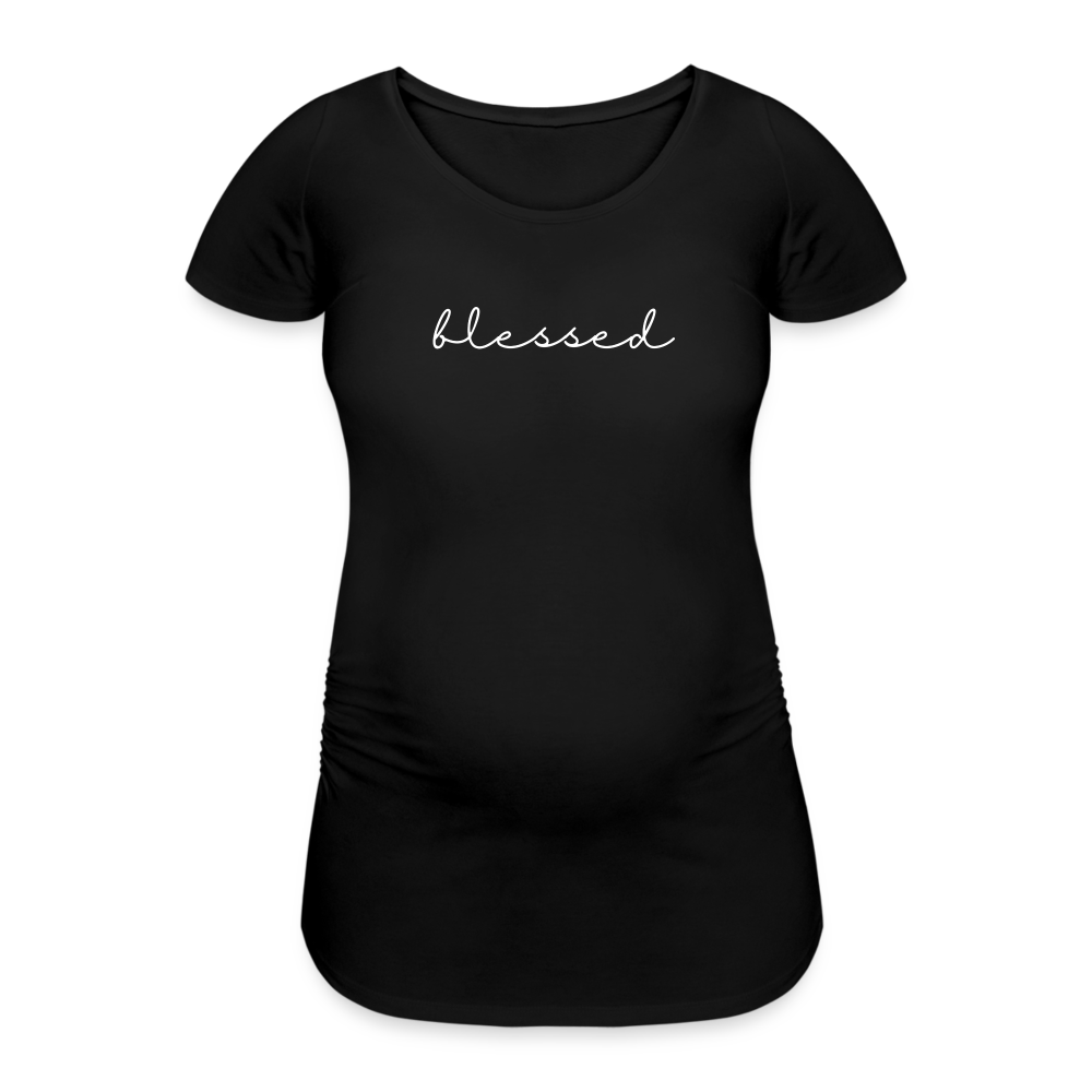 Blessed Women’s Pregnancy T-Shirt - black