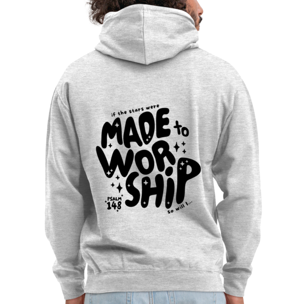 Made to Worship Unisex Hoodie - light heather grey