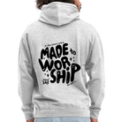 Made to Worship Unisex Hoodie - light heather grey