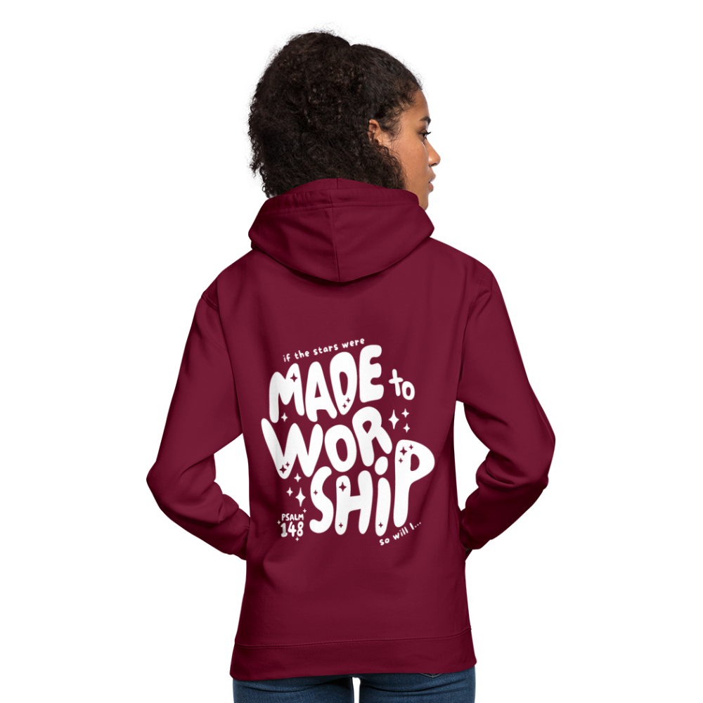 Made to Worship Unisex Hoodie - bordeaux