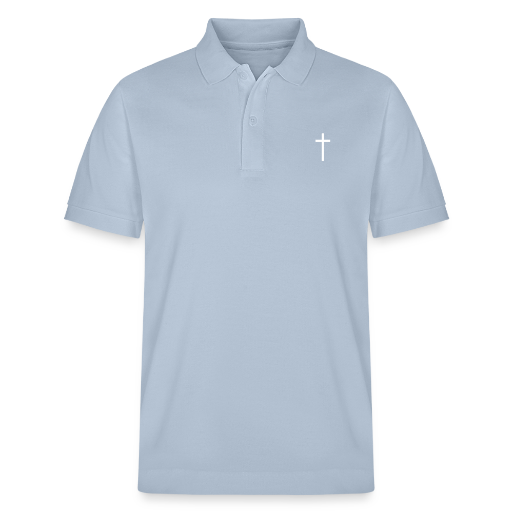 Cross Organic Unisex Polo Shirt 2.0 - sky blue