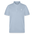 Cross Organic Unisex Polo Shirt 2.0 - sky blue