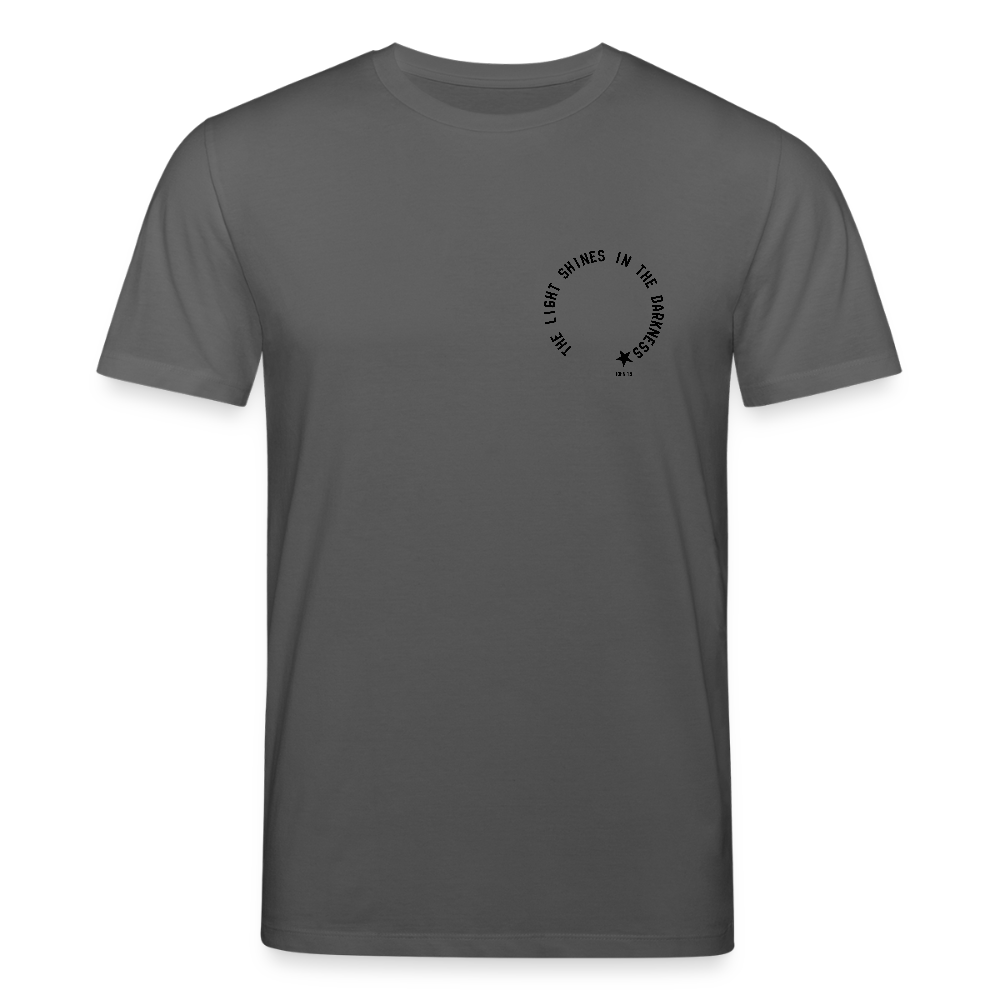 Shine Bright Unisex Organic T-Shirt - anthracite