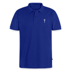 Cross Organic Unisex Polo Shirt - royal blue