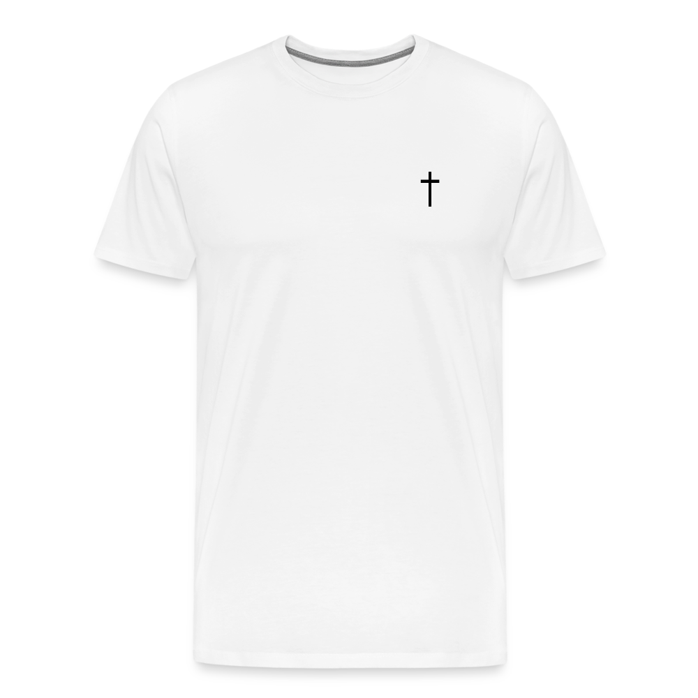 Cross Men’s Premium T-Shirt - white