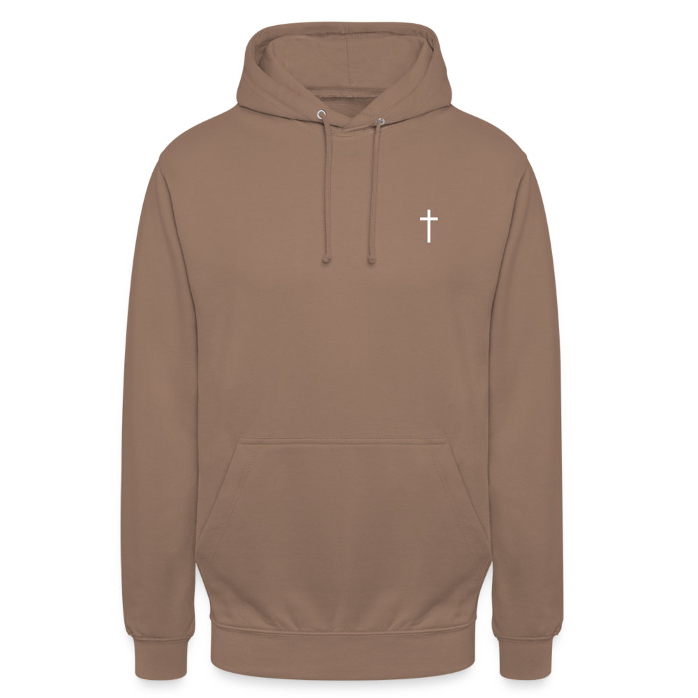 Cross Unisex Hoodie - mocha