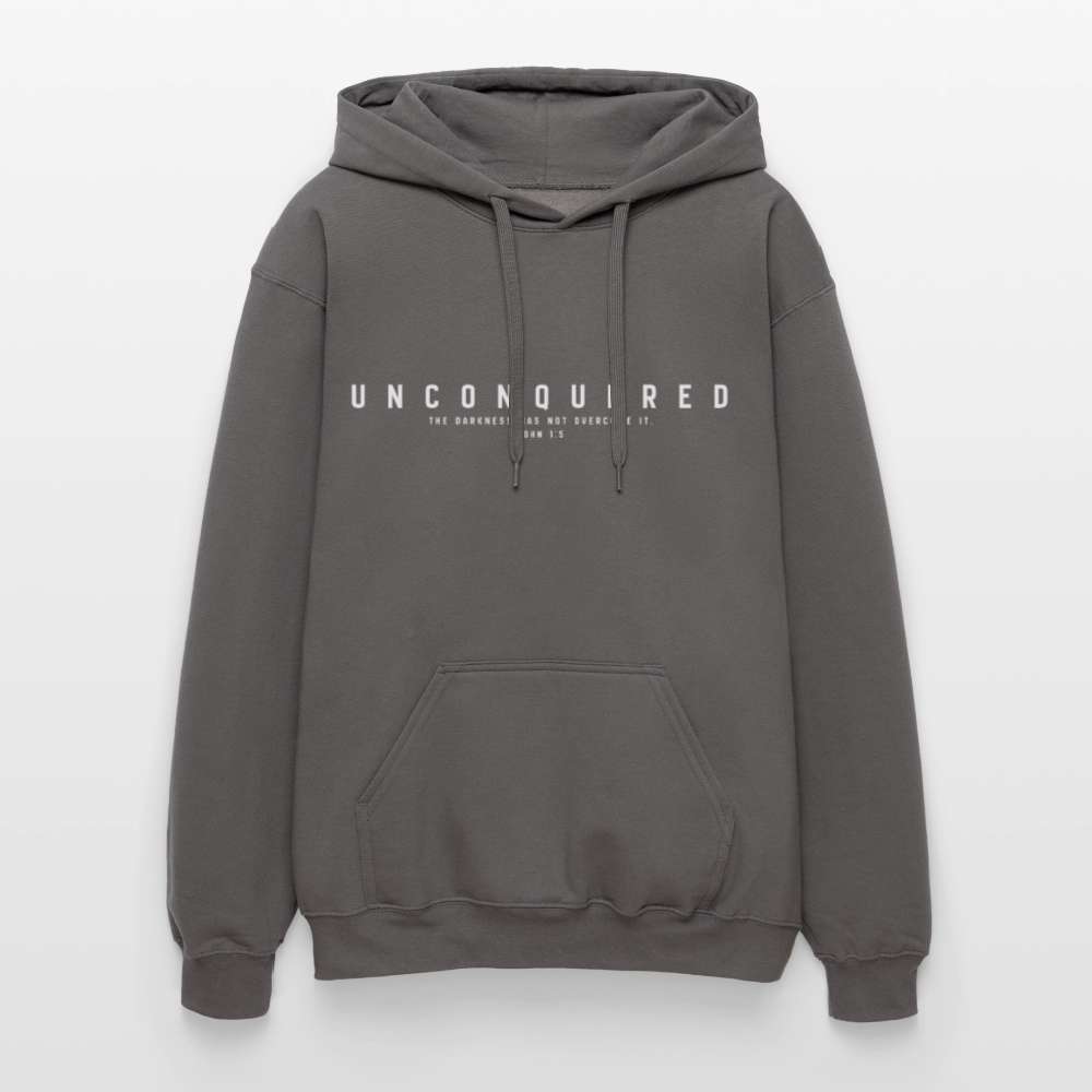 Unconquered Unisex Softstyle® Midweight Hoodie - dark grey