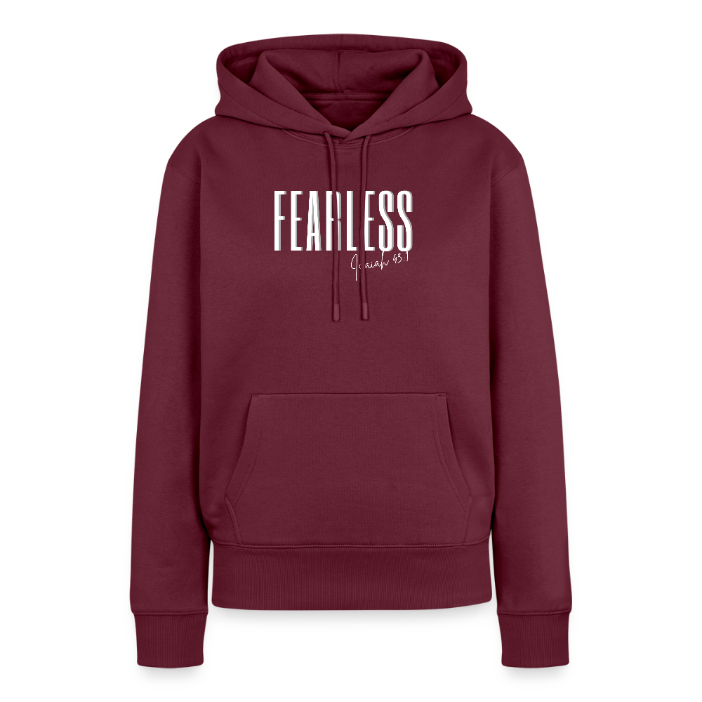 Fearless Women’s Premium Hoodie - burgundy