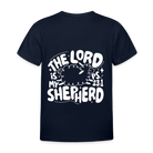 My Shepherd Kids' T-Shirt - back print - navy