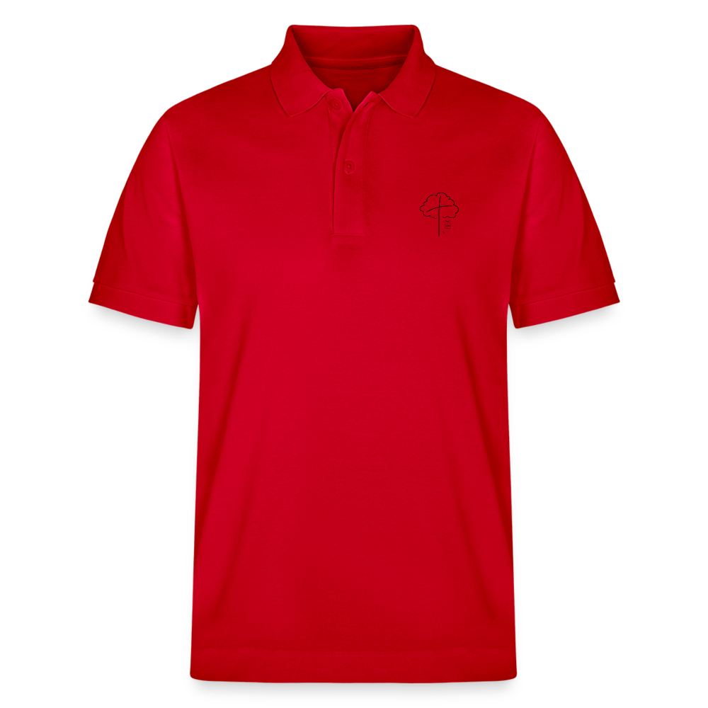 Organic Unisex Polo Shirt - red