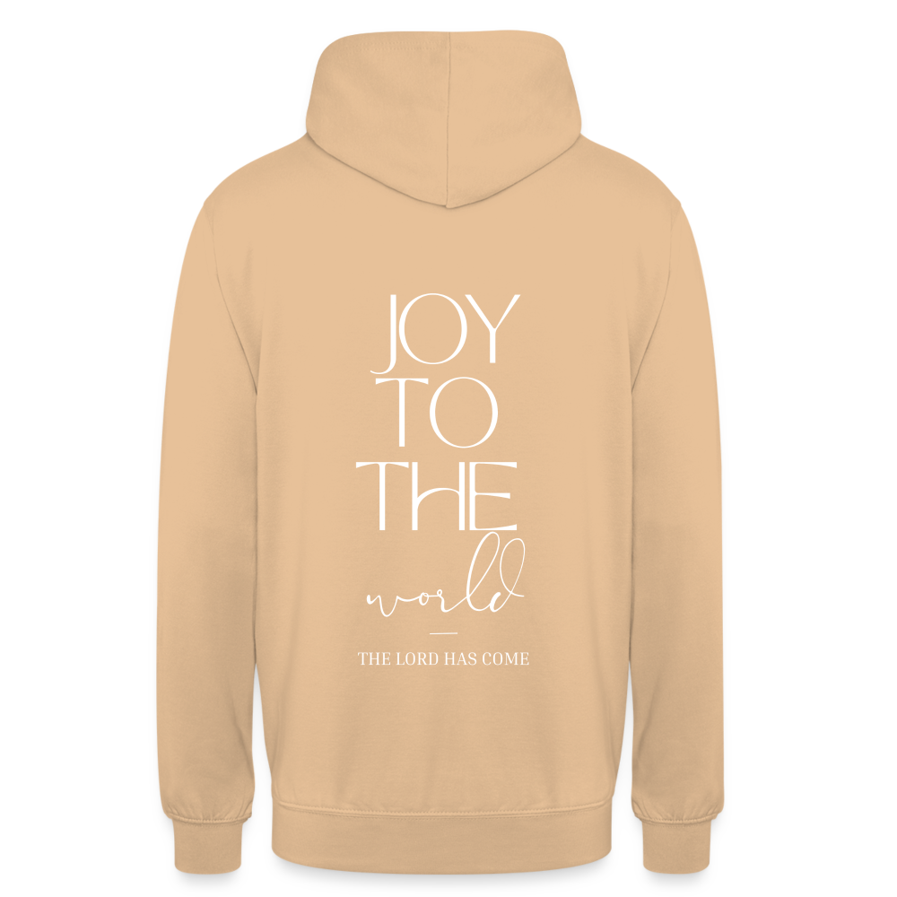 Joy to the world Unisex Hoodie - peach