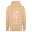 Joy to the world Unisex Hoodie - peach