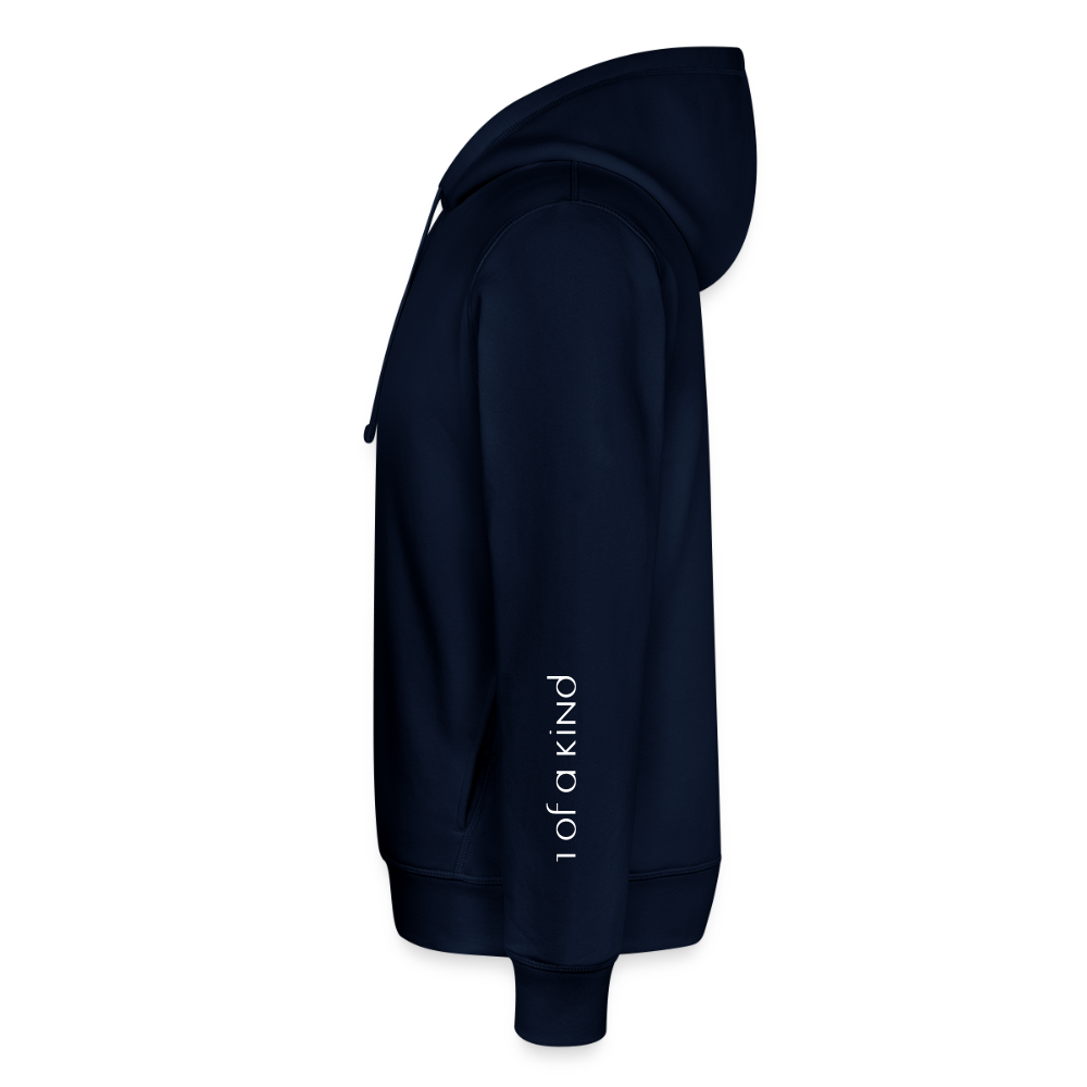 Cross / 1 of a kind Unisex Organic Hoodie - navy