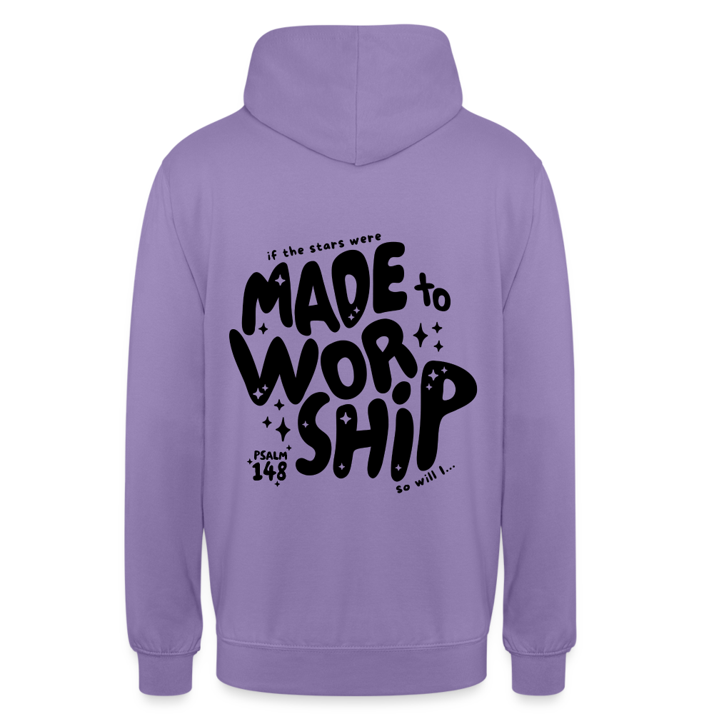 Made to Worship Unisex Hoodie - lavender