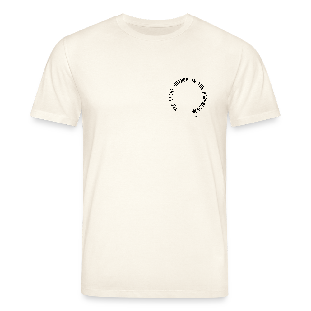 Shine Bright Unisex Organic T-Shirt - natural white