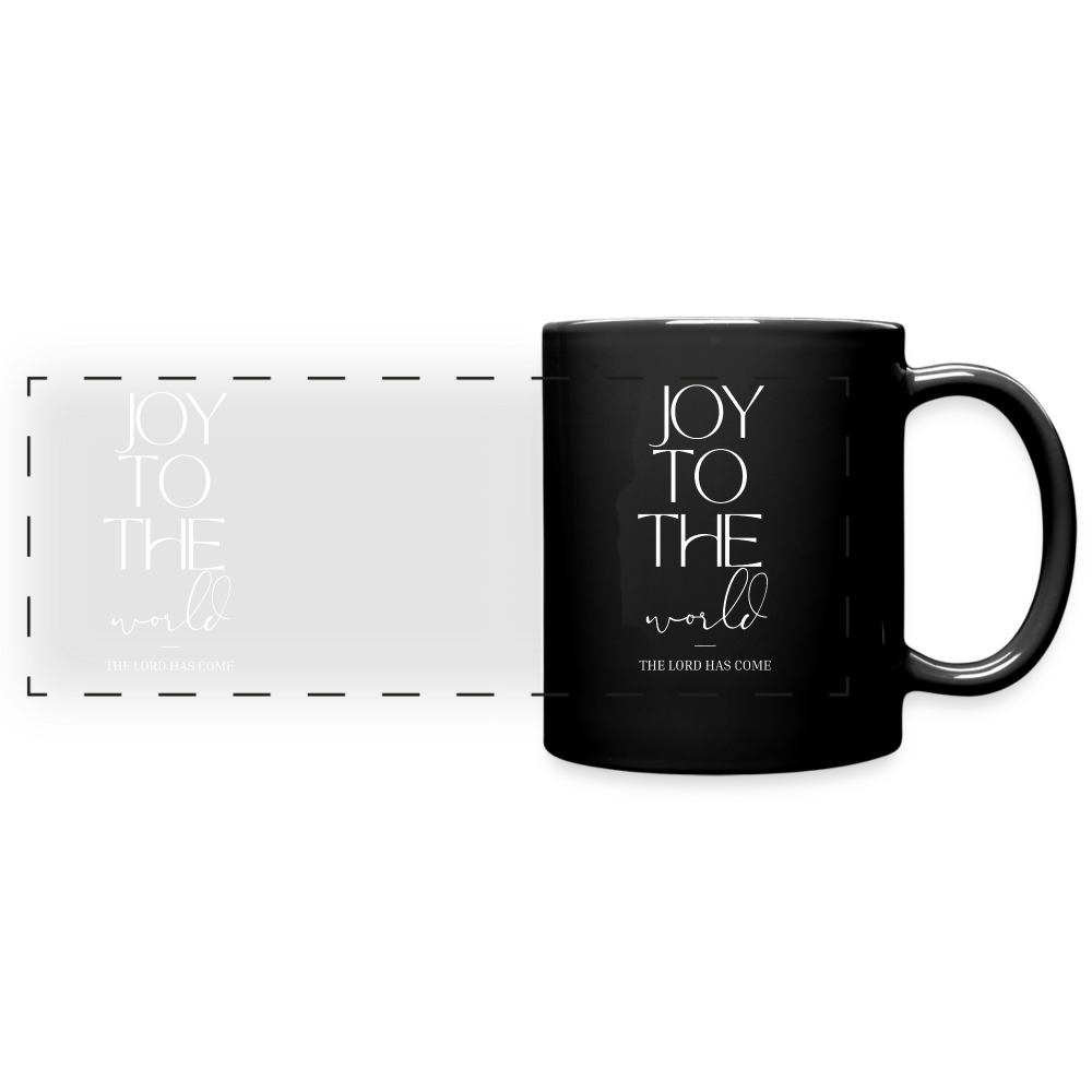 Joy to the world Panoramic Mug - black