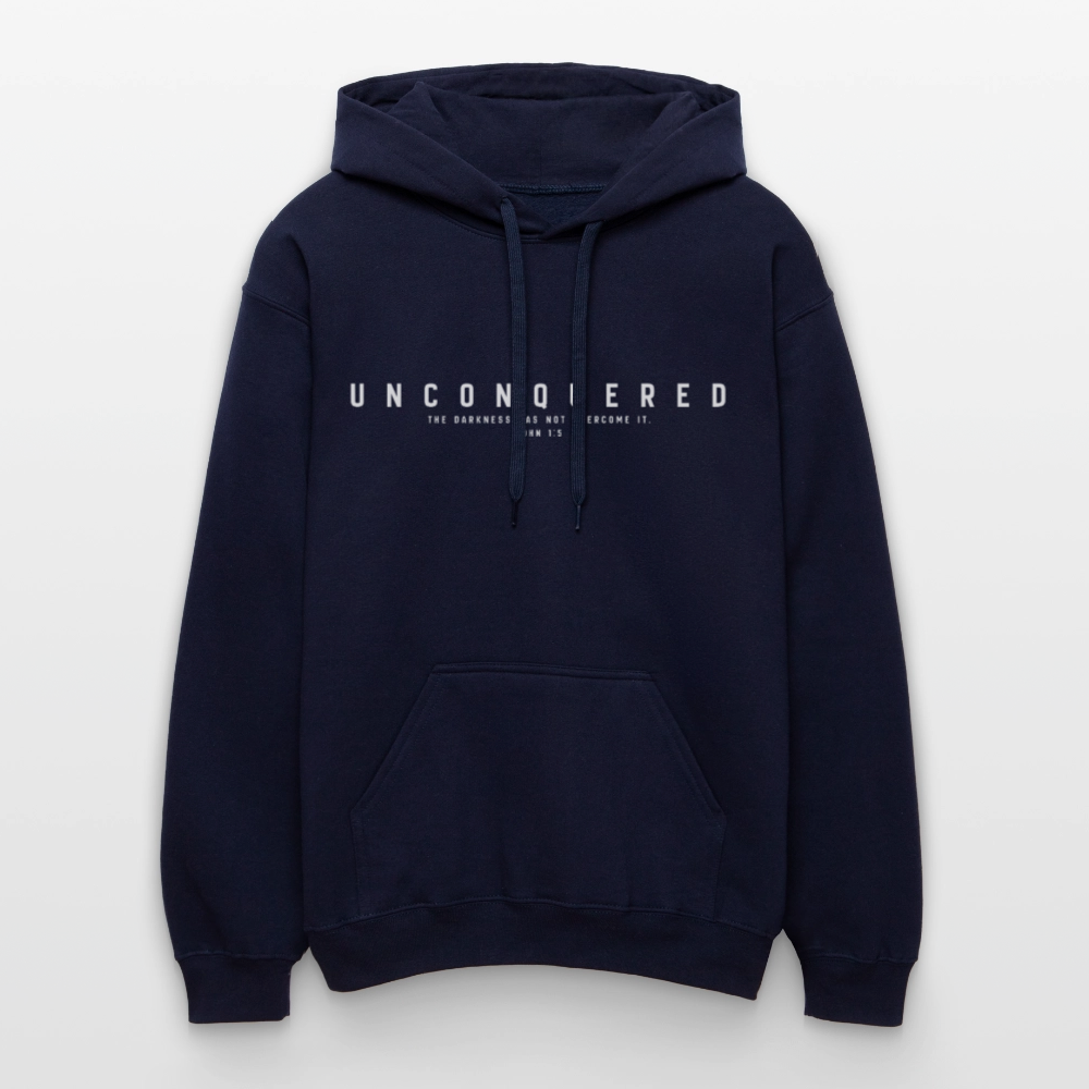Unconquered Unisex Softstyle® Midweight Hoodie - navy
