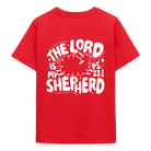 My Shepherd Kids' T-Shirt - back print - red