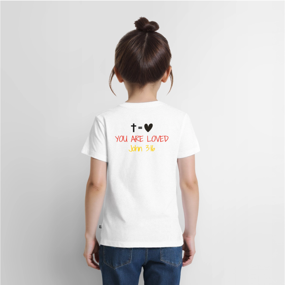 You are loved Kids' Premium T-Shirt (German Flag) - white