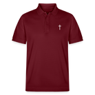 Cross Organic Unisex Polo Shirt 2.0 - burgundy