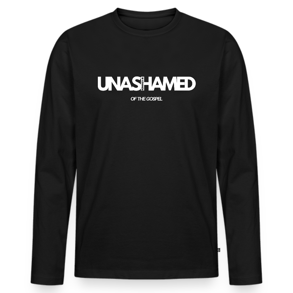 Unashamed Men's Premium Longsleeve Shirt - black