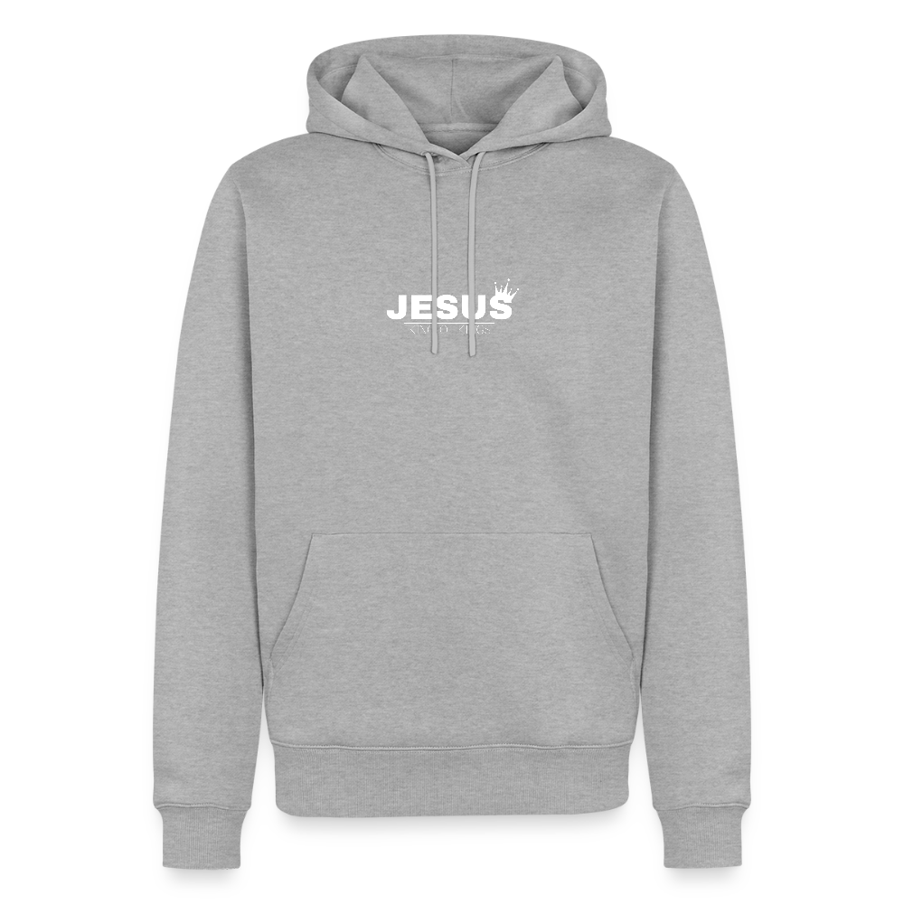 King of Kings Men’s Premium Hoodie - heather grey