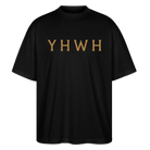YHWH Oversized Unisex Organic T-shirt - black