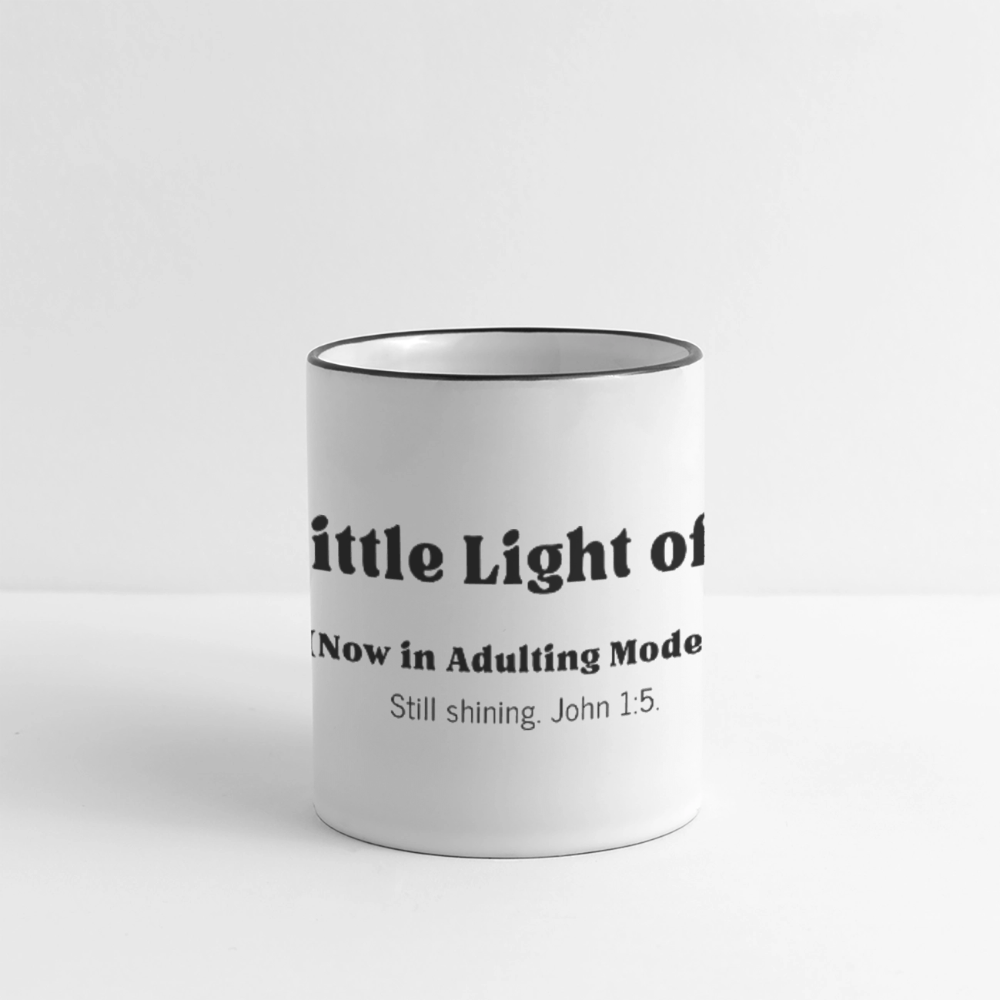 This little light of mine Mug - white/black