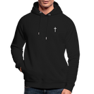 Cross Unisex Organic Hoodie - black