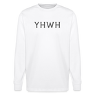 YHWH  Unisex Organic Longsleeve Shirt - white